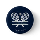 Add Your Club Name Tennis Team Navy Blue Custom