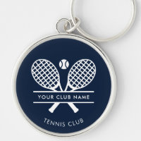 Add Your Club Name Tennis Team Navy Blue Custom