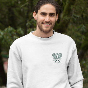 Add Your Club Name Tennis Team Swag Custom Sweatshirt