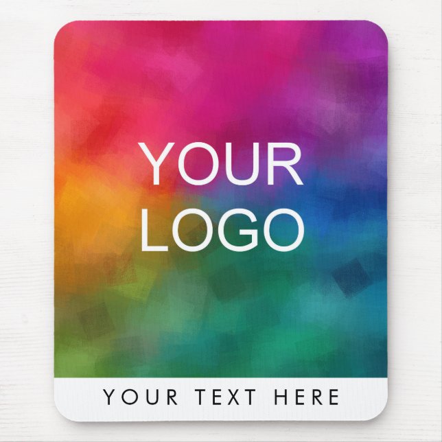 Add Your Company Business Logo Here Vertical Mouse Mat (Front)