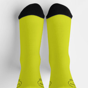 Add your company business shop logo Citrus Island Socks