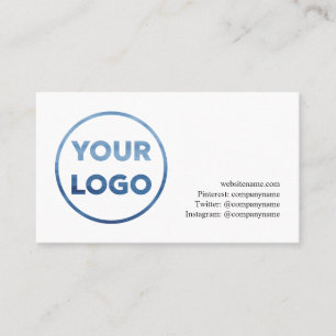 Add Your Company Logo and Contact Info Business Card