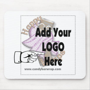 Add Your Company LOGO as Client or Employee Gifts Mouse Mat