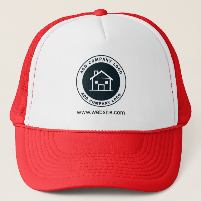 Add Your Company Logo Custom Trucker Hat (Front)