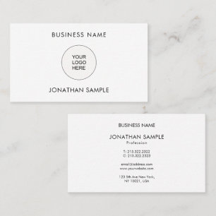 Add Your Company Logo Here Customisable Template Business Card