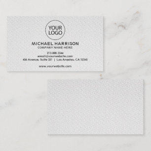 Add Your Custom logo circle modern minimalist    Business Card