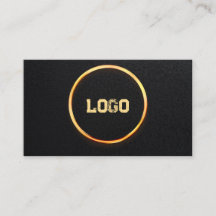 Add your custom logo circle professional black