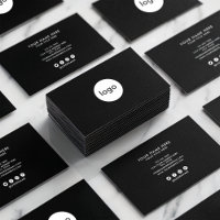 Add your custom logo circle professional black
