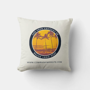 Add Your Custom Logo Company Brand Showroom Cushion