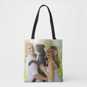Add Your Custom Photo Double Sided Tote Bag