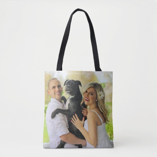 Add Your Custom Photo Double Sided Tote Bag (Front)