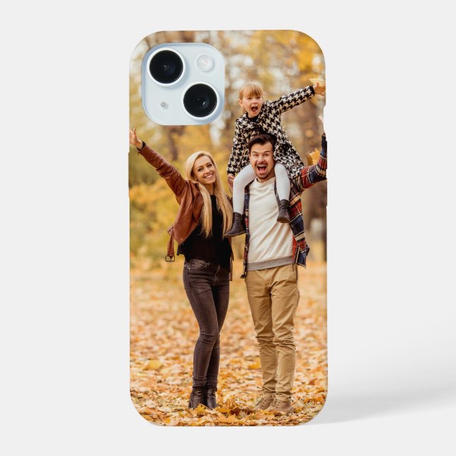 Add your Custom Photo iPhone 15 Case (Back)