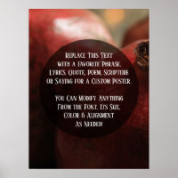 Add Your Custom Text Close Up Pomegranates Photo
