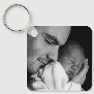 Add your Dad's Photo to this Best Dad Ever Key Ring