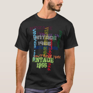 Add your date typography birthday T-Shirt