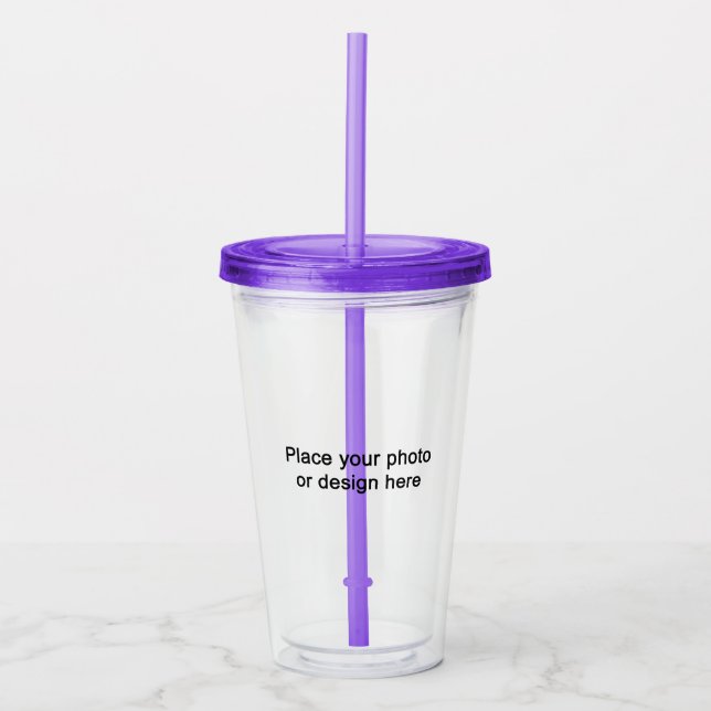 add your design acrylic tumbler (Front)