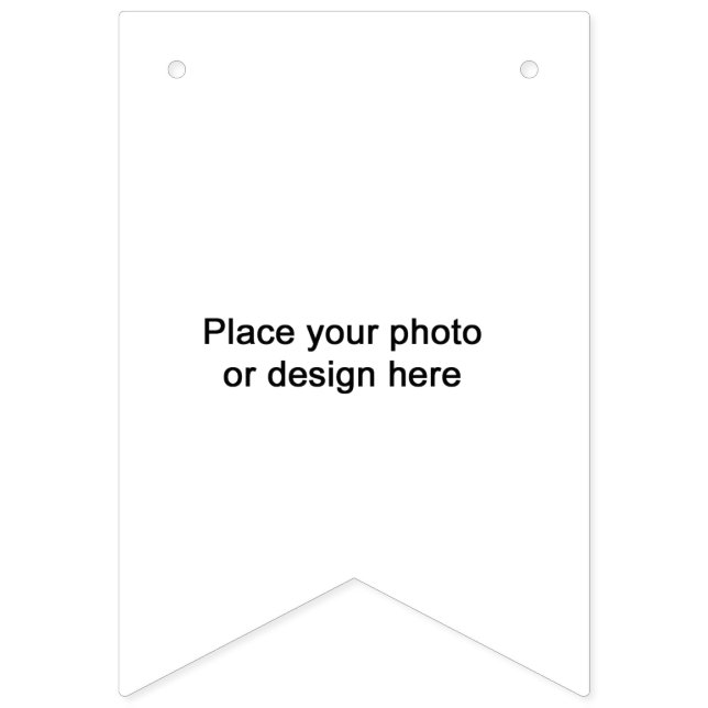 add your design bunting  (First Flag)