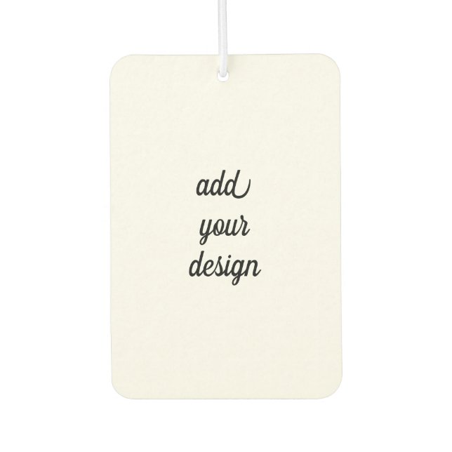 add your design car air freshener (Front)