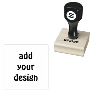 add your design rubber stamp