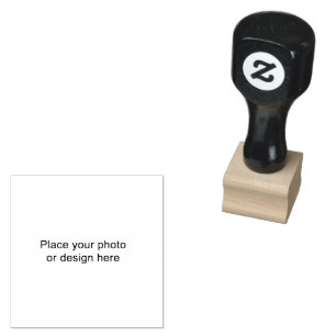 add your design rubber stamp