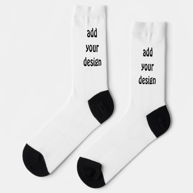 add your design socks (Left)