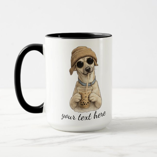 Add Your Dog's Name & Photo Mug (Left)