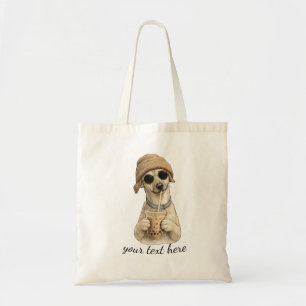 Add Your Dog's Name & Photo Tote Bag