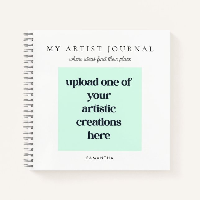 Add Your Drawings Artwork Artist Journal Sketch (Front)