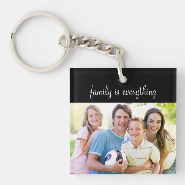 Add Your Family Photo Keychains (Front)
