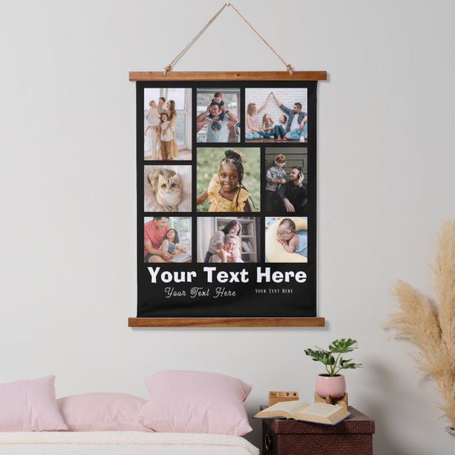 Add your Family Photos  Hanging Tapestry (Bedroom)