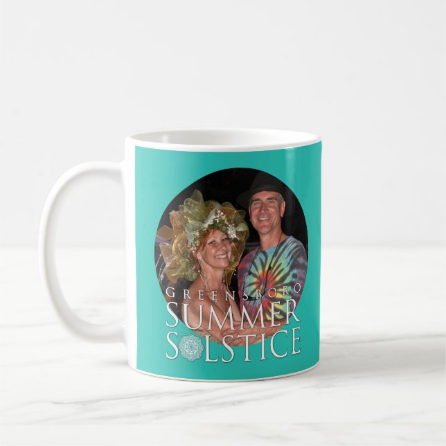 Add Your Favourite Horizontal Festival Pics, Small Coffee Mug (Left)