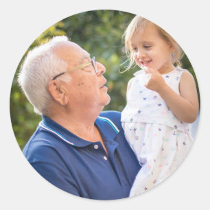 Add Your Favourite Photo Classic Round Sticker
