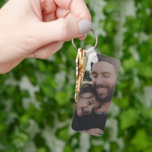 Add your Favourite Photo to this Father's Day Key Ring