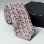 Add Your Floating Head Photo - Small Pattern Beige Tie<br><div class="desc">A png file with your head cropped works best.

A floating head makes this a fun and festive design to wear this holiday season. If you have the skills,  you can also replace this photo with your photo.</div>