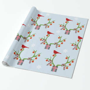 Add Your Image/Logo Reindeer Antlers Christmas Wrapping Paper