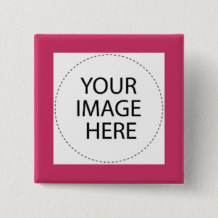 Add  Your Image Or Text Here 15 Cm Square Badge