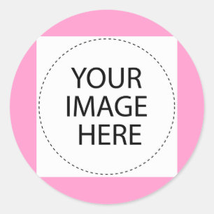 Add Your Image Or Text Here Classic Round Sticker