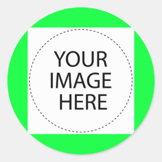 Add Your Image Or Text Here Classic Round Sticker