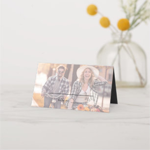 Add Your Image Personalised Wedding Place Card
