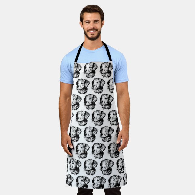 Add Your Image Photo for Family Christmas Gifts Apron (Worn)