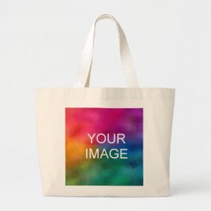 Add Your Image Photo Logo Text Here Template Tote 