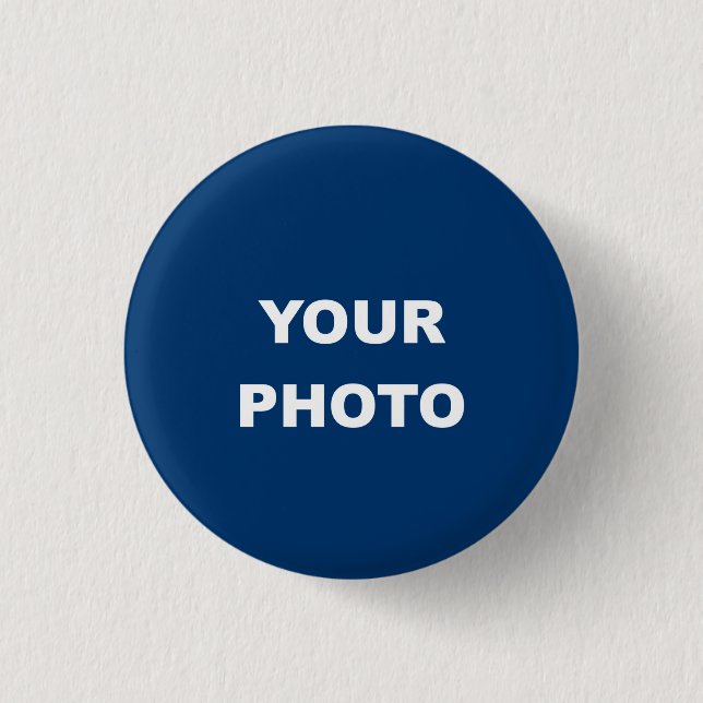 Add Your Image Photo Picture Logo 3 Cm Round Badge (Front)