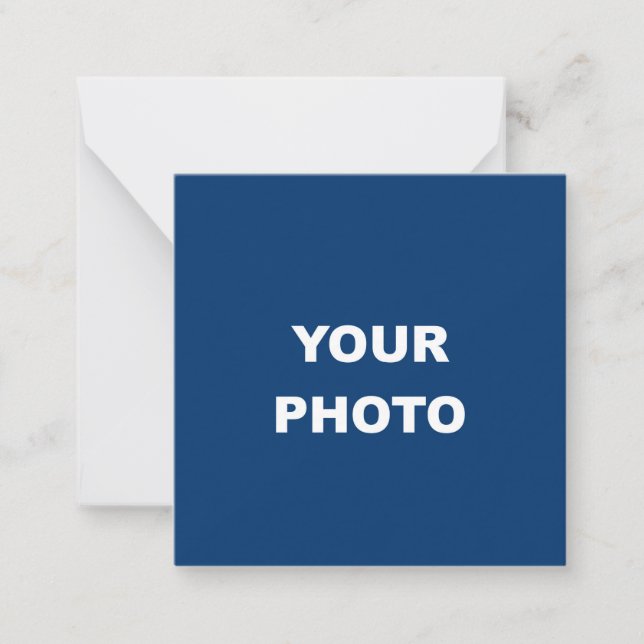 Add Your Image Photo Picture Logo Card (Front)