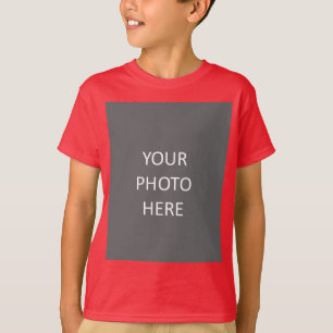 Add Your Image Photo Picture Logo Deep Red T-Shirt