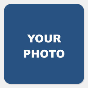 Add Your Image Photo Picture Logo Square Sticker