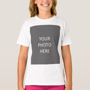 Add Your Image Photo Picture Logo White T-Shirt