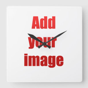 Add your image wall clocks