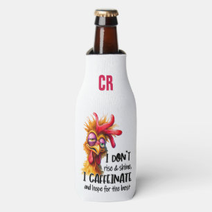 Add your initials/ Add Text on back Bottle Cooler