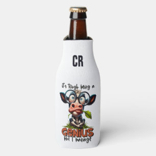 Add your initials/ Add Text on back Bottle Cooler