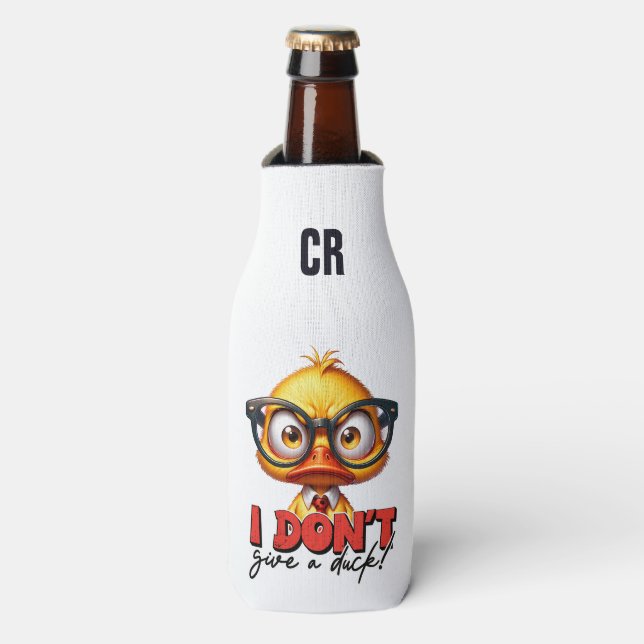 Add your initials/ Add Text on back Bottle Cooler (Bottle Front)